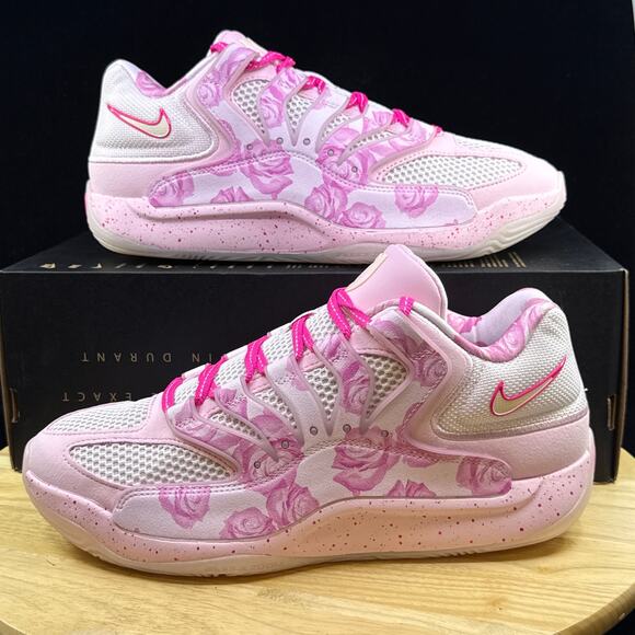 Nike KD 18 NRG Aunt Pearl Pink Foam Fuchsia Sneakers HV1997-600 Men's Size 9